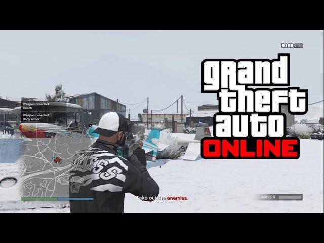 Boneyard Survival 10 Waves Solo - GTA 5 ONLINE