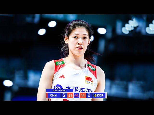 Li Yingying  DESTROYED Korea in Volleyball Nations League 2024 !!!