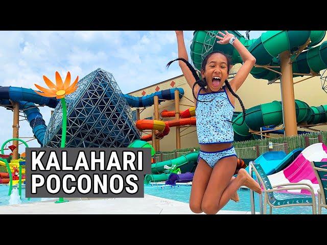 Two Days at Kalahari Resort: Indoor Waterpark Fun in the Poconos!