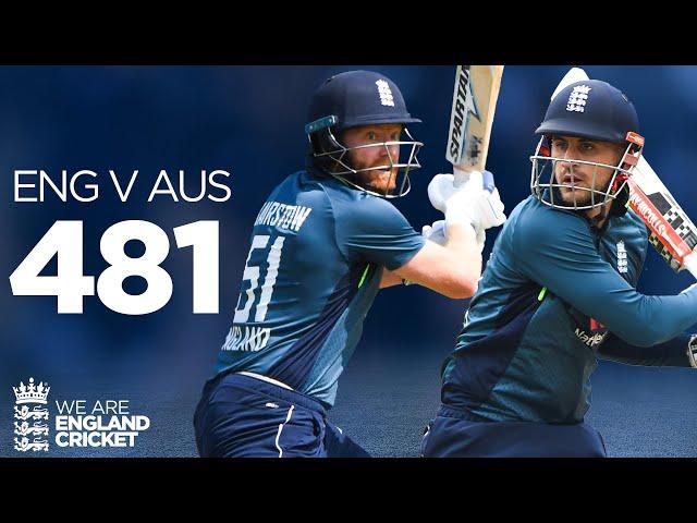 England Men SMASH World Record ODI Score! | England v Australia 2018 Extended Highlights