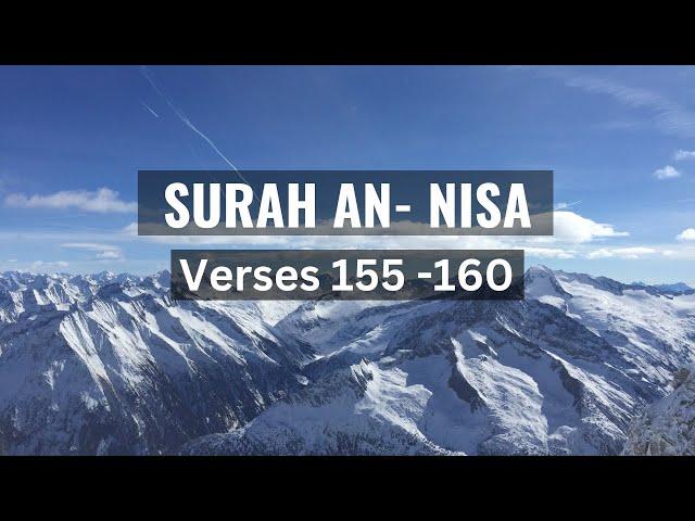 Surah An-Nisa 155 - 160  English Translation Mishary