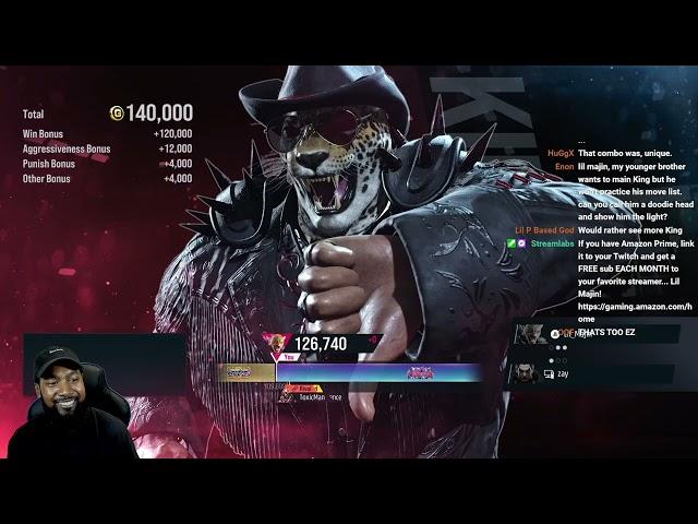 Lil Majin TEKKEN 8 KING Ranked Grind Continues! More Points to Collect!