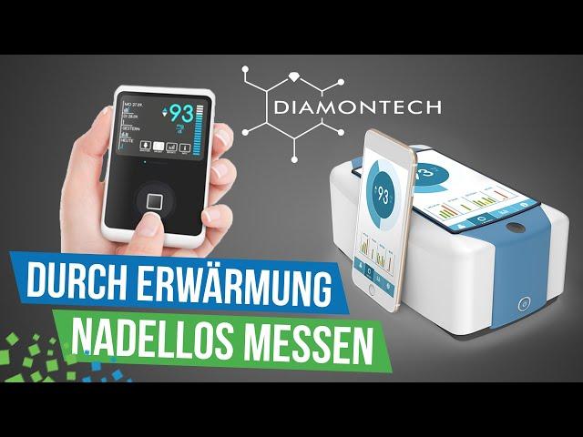 Einstichsloses Blutzuckermessen mit dem D-Base von Diamontech!