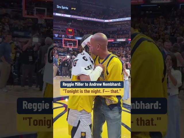 Reggie Miller had a message for the young buck 