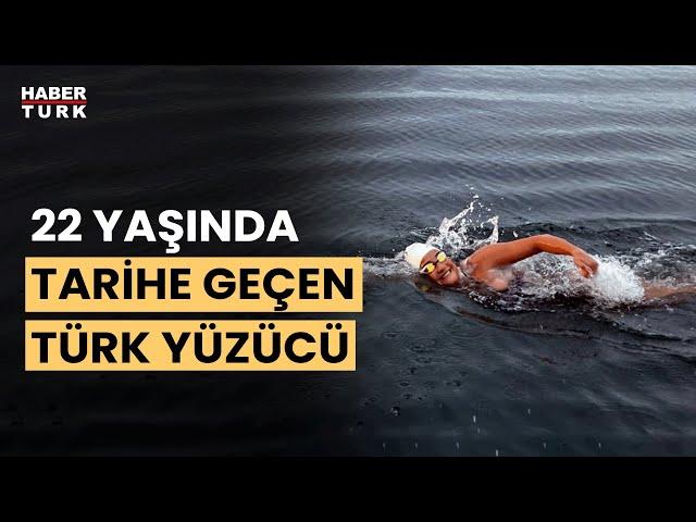 Genç yüzücü Aysu Türkoğlu tarihe geçti!