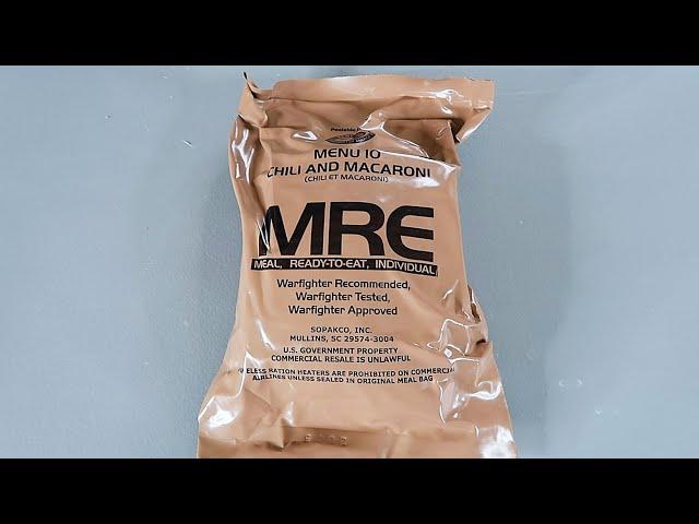 Tasting 2024 US Military MRE Menu NO 10 (Meal Ready to Eat)