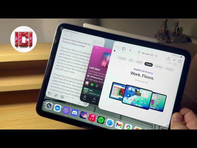 New iPadOS 26 Windowing System