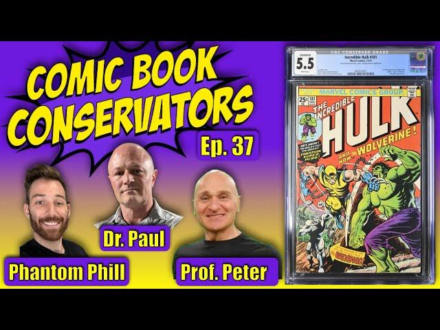 The Professor's Ground-Breaking Comic Book Conservation Results!