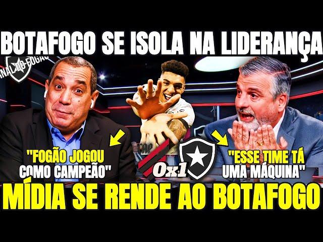 PÓS JOGO! MÍDIA SE RENDE E RASGA ELOGIOS AO LIDER ABSOLUTO DO BRASILEIRÃO! NOTICIAS DO BOTAFOGO HOJE