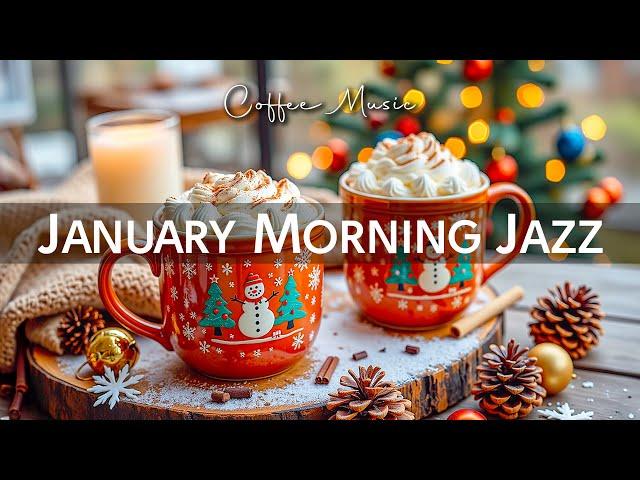 January Morning Jazz  Smooth Jazz Piano Music & Winter Bossa Nova instrumental for work, study ️