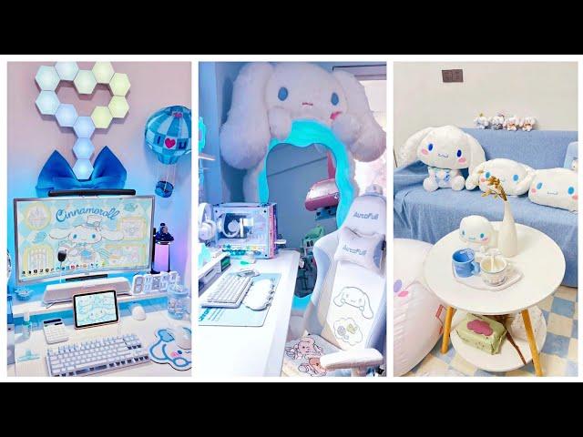 Cinnamoroll room makeover Sanrio desk organizationStationery haul    #cindyasmr