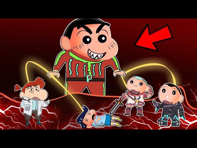 Puppeteer Shinchan Controlling His Friends in Among Us 3D  | Shinchan In Super Sus | Funny Game 