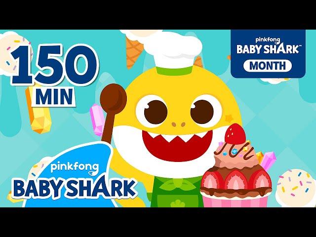 Let's Make a Fin-Tastic Ice Cream with Baby Shark! | +Compilation w/ Stories | Baby Shark Official