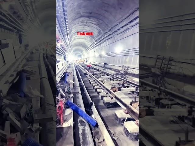 T1 TUNNEL NEW UPDATE #usbrlproject#latest  #v3 #travel #train#trending #viralshort