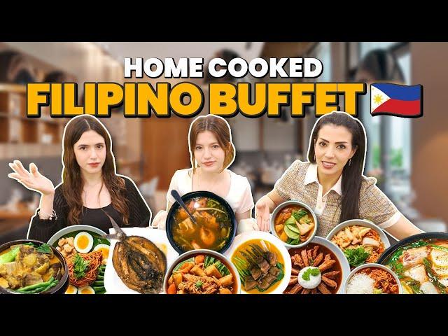 First Time Trying "ALL FILIPINO" Food Buffet In The PHILIPPINES