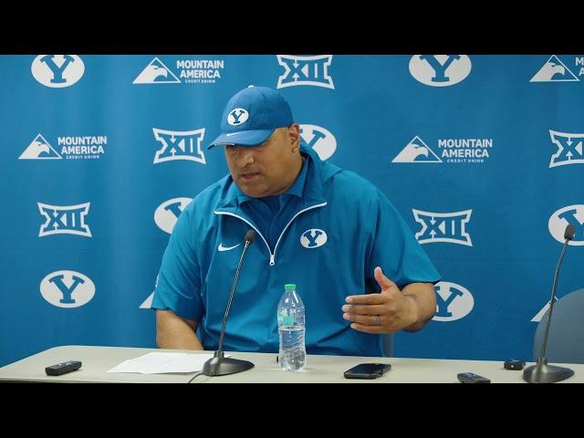 Kalani Sitake | BYU Football | Postgame | Kansas State | September 17, 2024