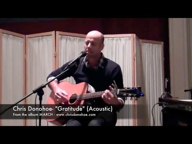 Chris Donohoe "Gratitude" (Acoustic)