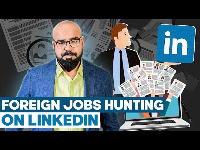 International Job Hunting on Linkedin | Junaid Akram Clips