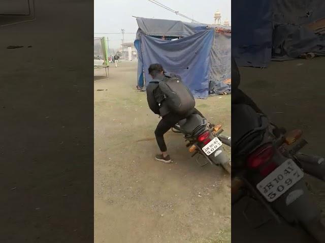 rider Surya Rao first time bike stunt !! #viral #shorts #daily