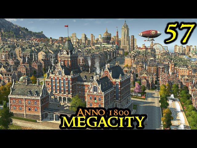 SKYLINE TOWER - Anno 1800 MEGACITY || Hard & 160+ Mods | City Builder Strategy Part 57