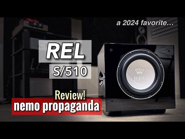 Unrelenting Fidelity. REL S510 Subwoofer Review!