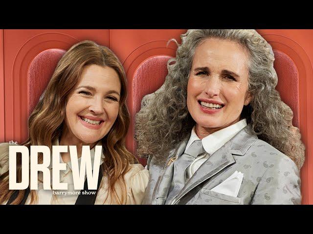 Andie MacDowell Remembers Meeting 10 Year-old Drew at a Party | The Drew Barrymore Show