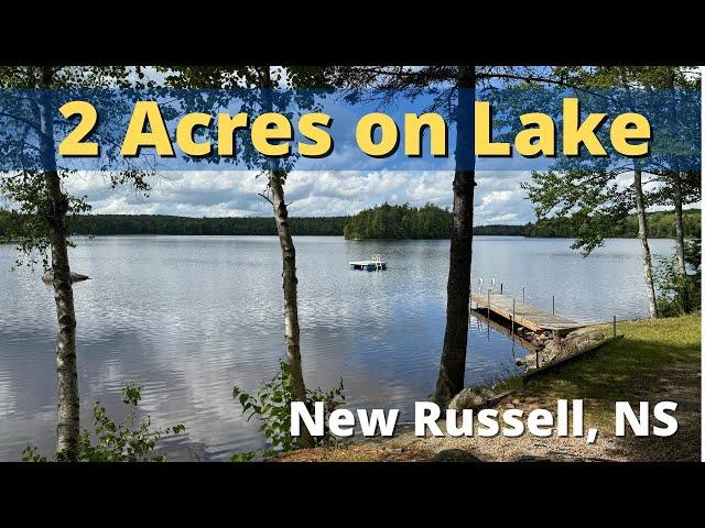 SOLD Lakefront 2 acres with RV and Bunkie. 1 hr to HRM