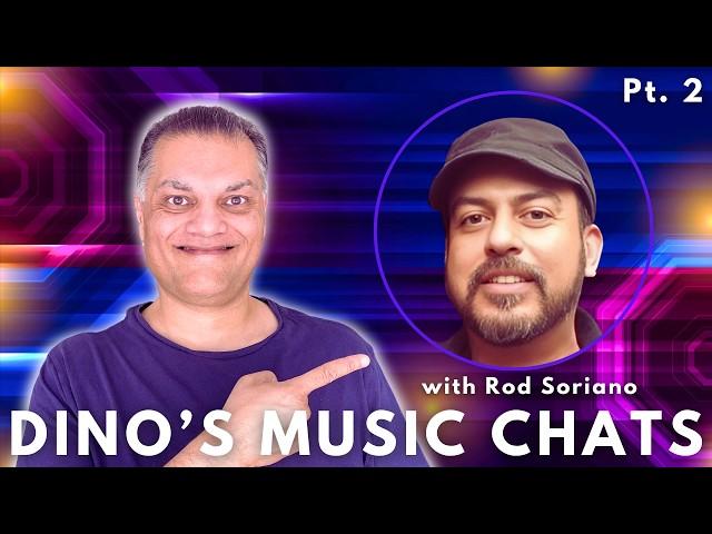 Dino’s Music Chats: Rod Soriano Pt. 2   #MusicTalk #MusicChat #GuitarChat #MusicLovers #guitar