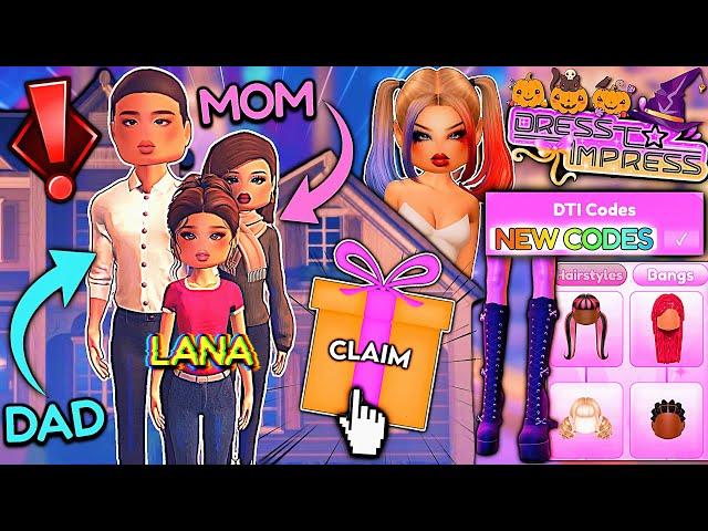 Lana's FAMILY *Revealed* In QUEST For HALLOWEEN UPDATE! NEW Items & Codes! | ROBLOX Dress To Impress