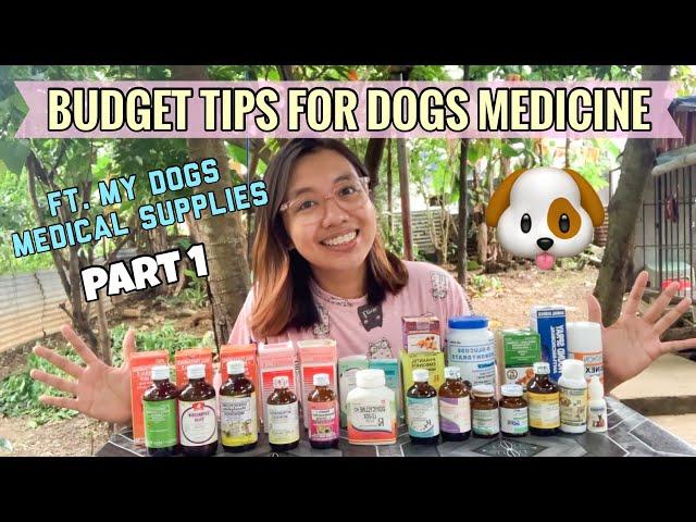 BUDGET TIPS FOR DOGS MEDICINES/VITAMINS ft. MY DOGS MEDICAL SUPPLIES(ASPINS)| FurMom101 |Philippines