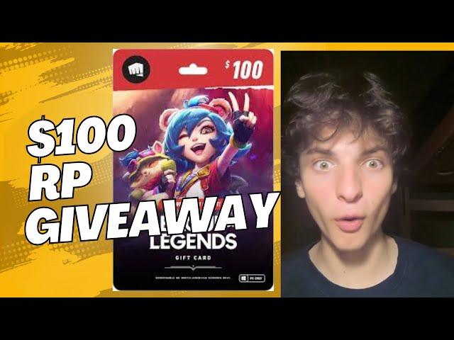 $100 RP GIVEAWAY 