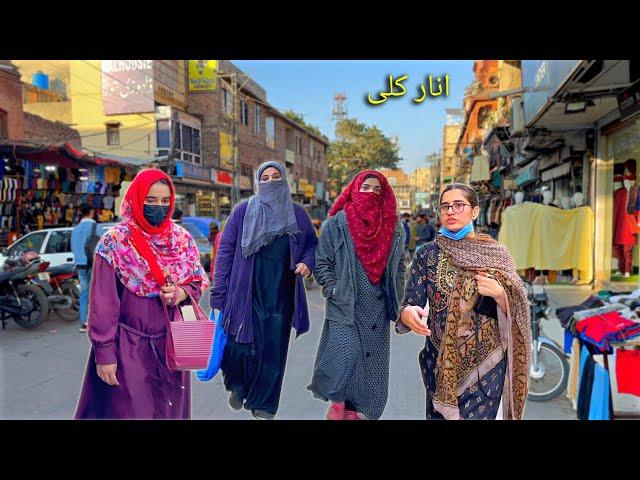  Anarkali Bazaar Lahore, Pakistan - 4K Walking Tour & Captions with an Additional Information