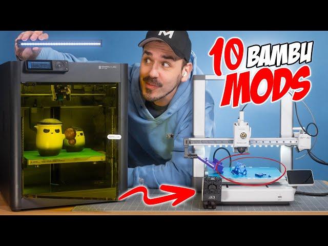 BQ Panda for Bambulab 3D printer | 10 useful mods from 10€! (A1, X1 & P1)