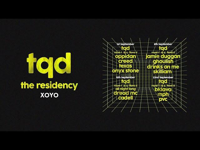 DJ Q & Onyx Stone Live @ tqd Residency XOYO, London 1st September 2023 UK Garage Bassline UKG