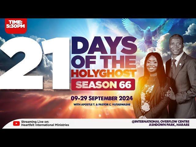 [ZIMBABWE REVIVAL DAY 1395] -  Season 66  II  Day 9 II   21 Days Of The Holy Ghost