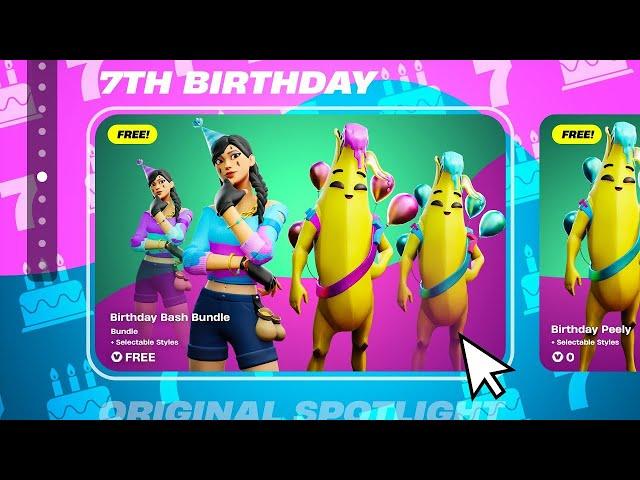 ¡PAQUETE DE 7.º CUMPLEAÑOS PARA TODOS!