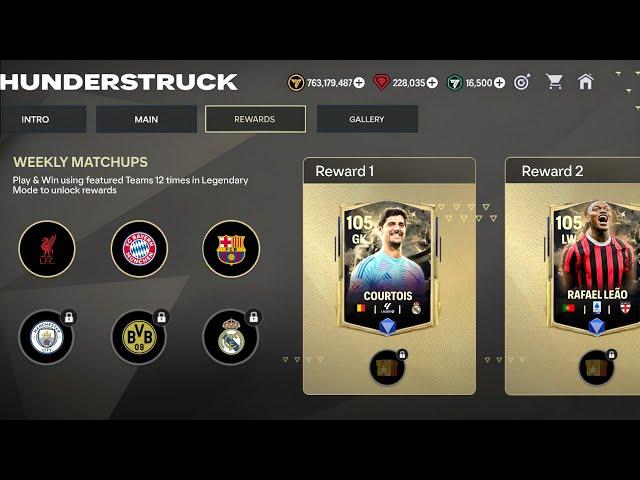 THUNDERSTRUCK FULL EVENT REVEALED BY EA!  ALL F2P REWARDS CONFIRMED  FREE 105 COURTOIS & LEAO 