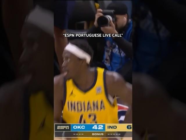 Listen to the ESPN Portuguese live call of Pascal Siakam’s poster