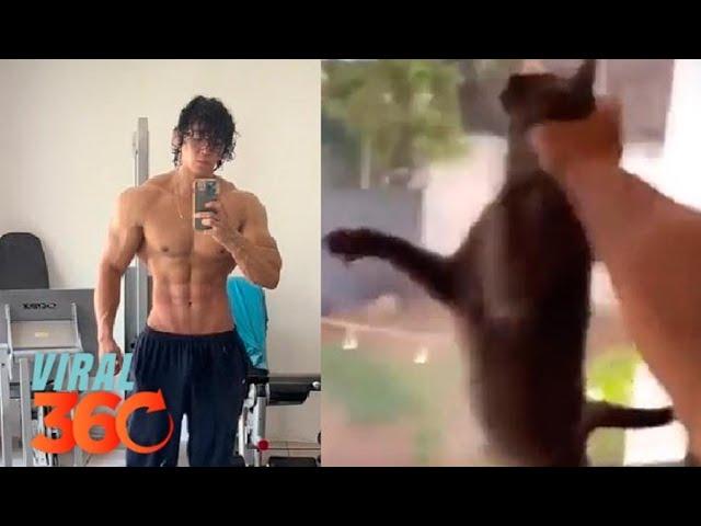 Exhiben a 'influencer' fitness Daddy Aioli por videos donde golpea a su gato