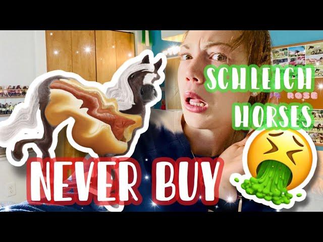 SCHLEICH HORSES I WILL NEVER, EVER BUY!