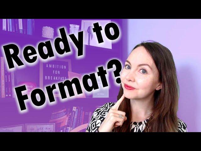 Pre-Formatting Checklist For Your Self-Published Book | 5 Things You MUST Do Before Formatting