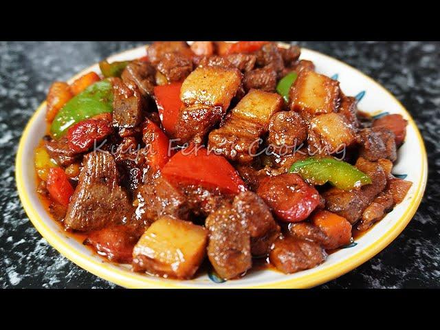 ANG SARAP TALAGA NITO GRABE!!! TRY THIS NEXT TIME YOU MAKE PORK MENUDO AND YOU'LL LOVE THE RESULT!!!