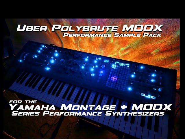 Uber Polybrute MODX Sample Pack Yamaha Montage Performance Layers Synthesizer