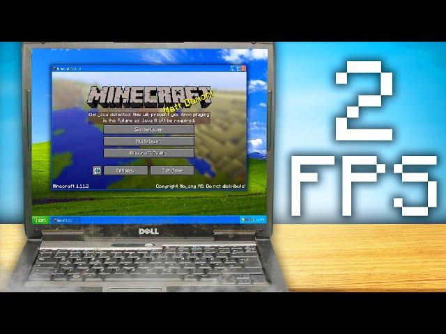 Minecraft On A Windows XP Laptop..