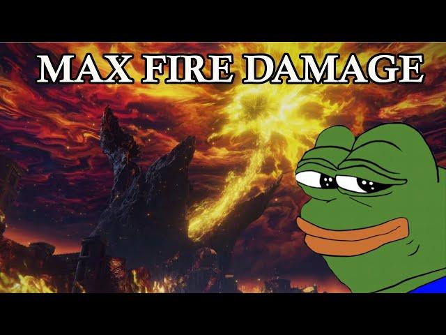 This Is What Max Fire Damage Looks Like In Elden Ring