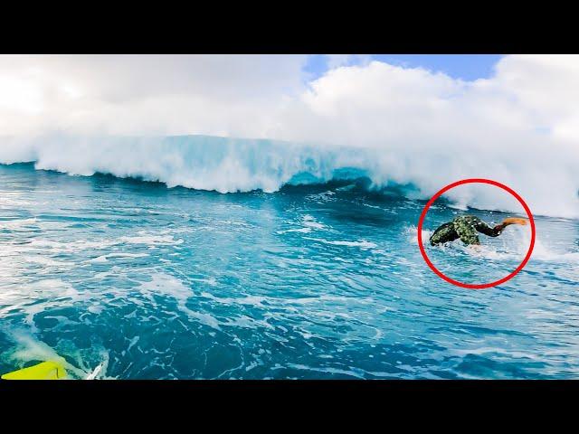 (Raw POV) Caught Inside at Massive Pipeline Compilation | Surf Impact Zone Carnage