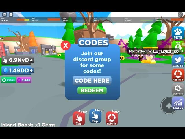 ROBLOX TAPPING HORROR NEW CODE