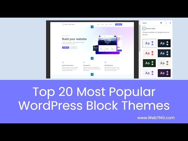 Top 20 Most Popular WordPress Block Themes