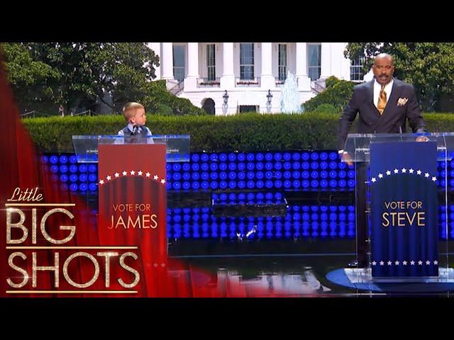 Join Mayor James and Steve Harvey for a laughter-filled debate you won't forget!