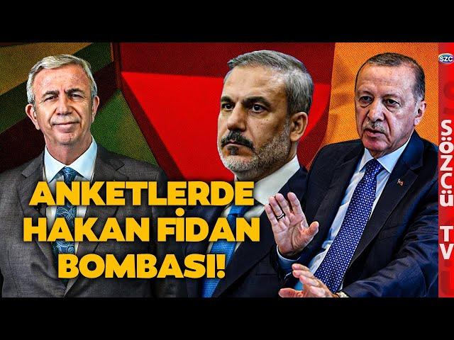 Cumhurbaşkanlığı Anketinde Hakan Fidan Sürprizi! O İsmi Geçti! Erdoğan ve Mansur Yavaş...